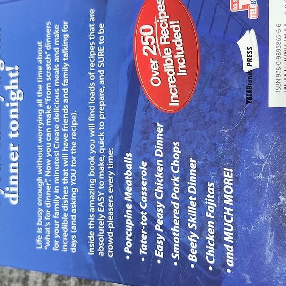 QUICK & EASY DUMP DINNERS & MORE RECIPES COOKBOOK BY CATHY MITCHELL - Picture 8 of 10